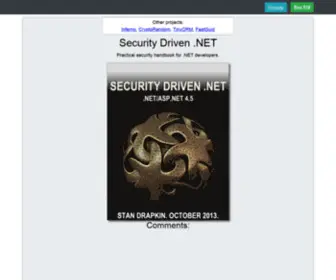 Securitydriven.net(Security Driven .NET) Screenshot