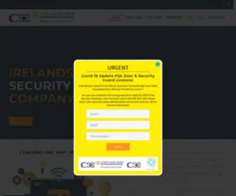 Securityexcellence.net(Ireland's online security training company) Screenshot