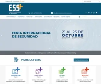 Securityfaircolombia.com(Feria Internacional de Seguridad) Screenshot