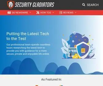 Securitygladiators.com(Online Security News) Screenshot