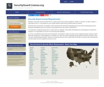 Securityguard-License.org(Securityguard License) Screenshot
