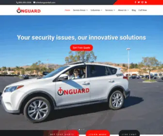 Securityguardca.com(Top-Rated Security Guard Companies in California) Screenshot