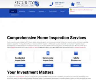 Securityhomeinspection.com(Providing continuous) Screenshot