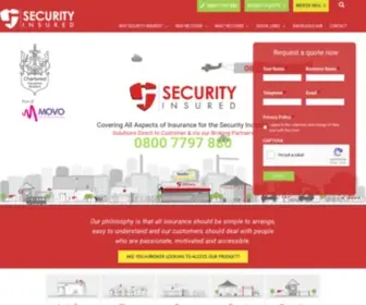Securityinsured.co.uk(We provide insurance solutions to a wide variety of clientele. At the core of what we do) Screenshot