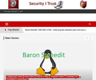 Securityitrust.com(Cyber Security News) Screenshot