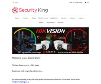 Securityking.co.za(Security king) Screenshot