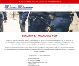 Securitykit.co.za(Security Kit) Screenshot