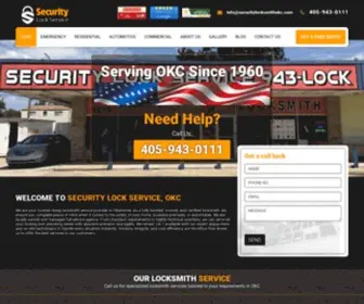 Securitylocksmithokc.com(Security Locksmith OKC) Screenshot