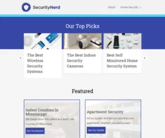 Securitynerd.com(Home Security Tips) Screenshot