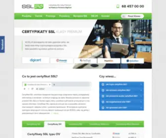 Securitynet.pl(Certyfikaty SSL klasy Premium od Platinum Partnera DigiCert) Screenshot