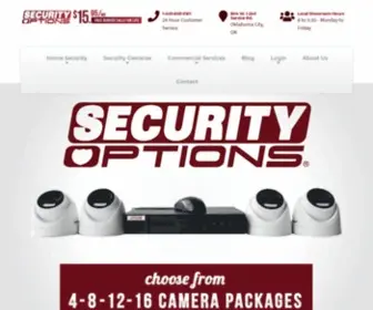 Securityoptions.com(Security Options $15.95 #1 Business & Home Security System Store in OK) Screenshot