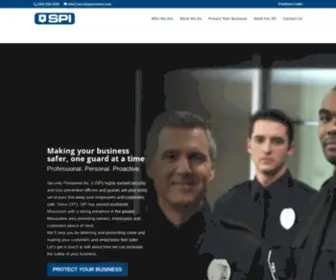 Securitypersonnel.com(Loss Prevention and Security in Milawukee) Screenshot