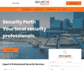 Securityperth.com.au(Security Perth) Screenshot