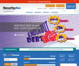 Securityplusfcu.org(Securityplus Federal Credit Union) Screenshot
