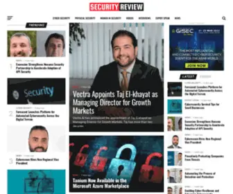 Securityreviewmag.com(Security Review Magazine) Screenshot