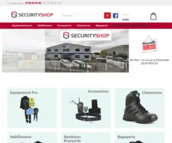 Securityshop.fr(Security shop) Screenshot