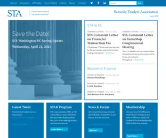 Securitytraders.org(Security Traders Association) Screenshot