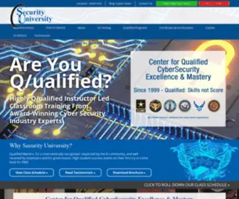 Securityuniversity.net(Security University) Screenshot