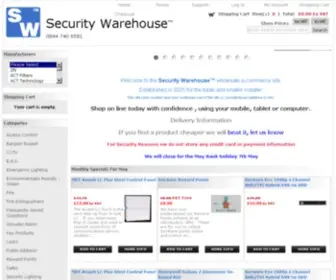Securitywarehouse.co.uk(Security Warehouse) Screenshot
