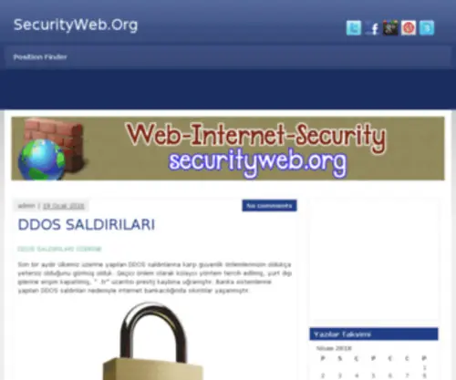 Securityweb.org(Web internet Security) Screenshot