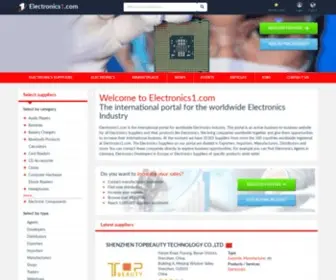 Securityweb1.com(B2B portal for the Electronics Industry) Screenshot