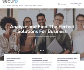 Securo-EU.com(Cybersecurity Service) Screenshot