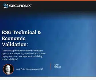 Securonix.com(Security Analytics at Cloud Scale) Screenshot