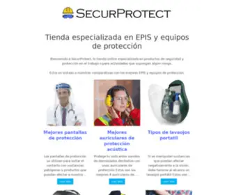 Securprotect.es(Tienda especializada en EPIS y equipos de protección) Screenshot