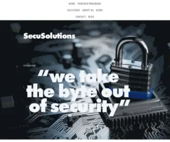 Secusolutions.com(Secusolutions) Screenshot