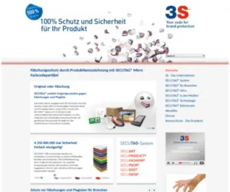 Secutag.com(Produktsicherung bedeutet Fälschungssicherheit für Originale) Screenshot