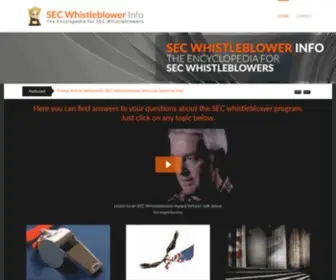 Secwhistleblowerinformation.com(SEC Whistleblower Information) Screenshot