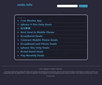 Seda.info(De beste bron van informatie over Seda) Screenshot