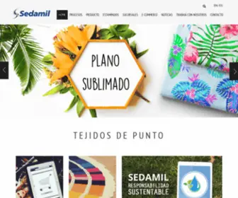 Sedamil.com.ar(Lider en tejido de punto) Screenshot