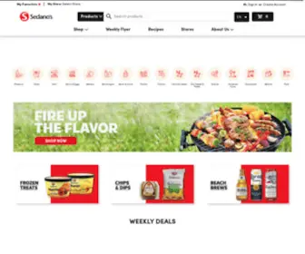 Sedanos.com(Sedano's supermarket) Screenshot