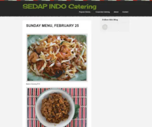 Sedapindo.com(SEDAP INDO Catering) Screenshot