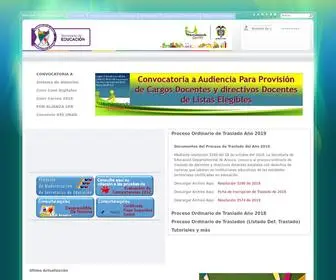 Sedarauca.gov.co(SECRETARIA DE LA CULTURA EDUCACION Y DEPORTE DEPARTAMENTAL DE ARAUCA) Screenshot