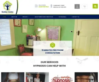 Seddonhypnotherapycentre.com.au(Hypnotherapy Melbourne) Screenshot