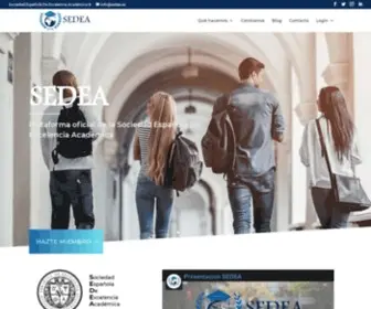 Sedea.es(Sociedad Española De Excelencia Académica) Screenshot