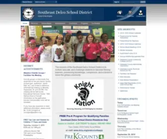 Sedelco.org(Southeast Delco School District) Screenshot