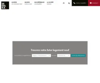 Sedelka.fr(Promoteur immobilier neuf en Normandie) Screenshot