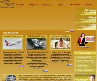 Sedenlimousine.com(Seden Limuzin) Screenshot