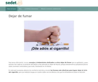 Sedet.es(Sociedad Española de Especialistas en Tabaquismo) Screenshot