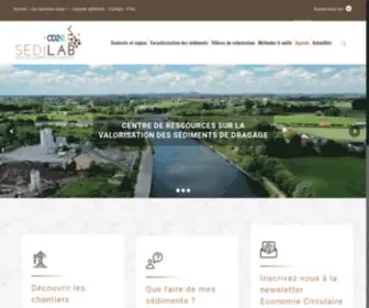 Sedilab.com(Le dragage des voies de transport fluvial offre l'accès à une ressource insoupçonnée) Screenshot