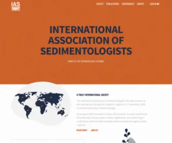 Sedimentologists.org(Home of the Association of Sedimentologists (IAS)) Screenshot