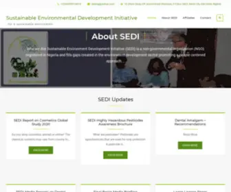 Sedinig.org(For a sustainable environment) Screenshot