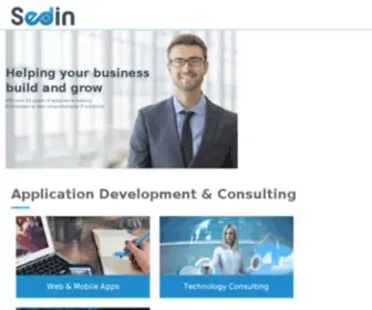 Sedintechnologies.com(IT Solutions Company) Screenshot