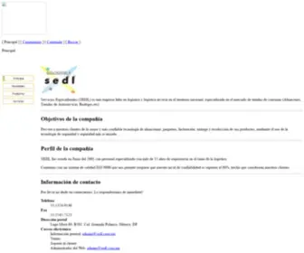 Sedl.com.mx(Principal) Screenshot