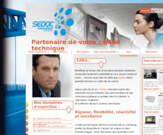 Sedoc.com(Sedoc Sonovision Group) Screenshot