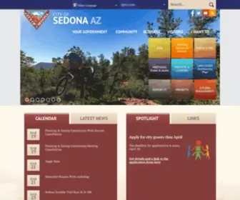 Sedonaaz.gov(City of Sedona) Screenshot