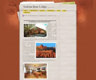 Sedonabearlodge.com(Sedona Bear Lodge) Screenshot